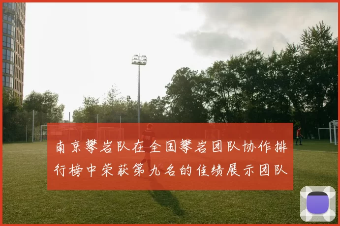 南京攀岩队在全国攀岩团队协作排行榜中荣获第九名的佳绩展示团队实力