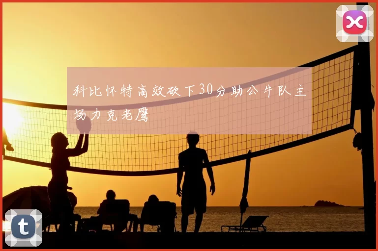 科比怀特高效砍下30分助公牛队主场力克老鹰
