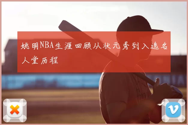 姚明NBA生涯回顾从状元秀到入选名人堂历程