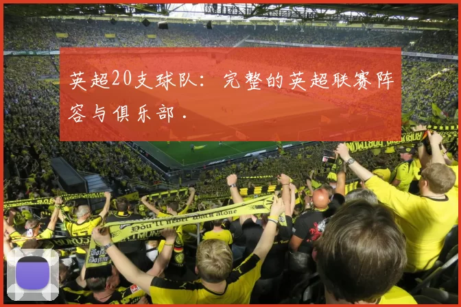英超20支球队：完整的英超联赛阵容与俱乐部 .